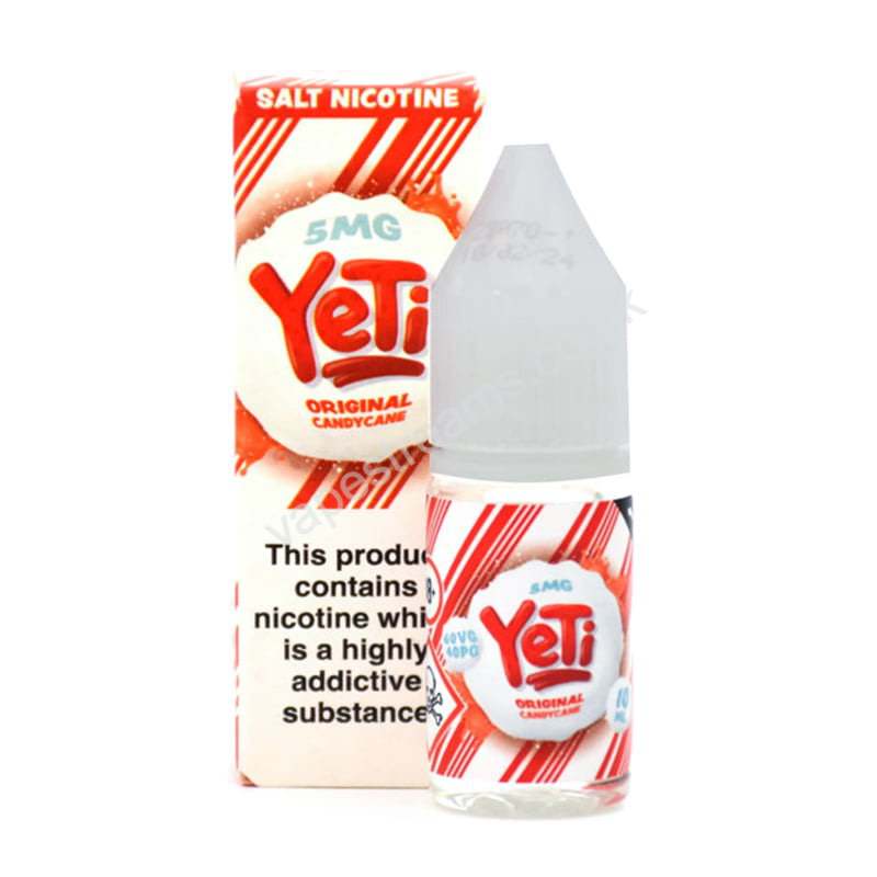 Yeti Candy Cane Nic Salt 5mg (Box of 10)